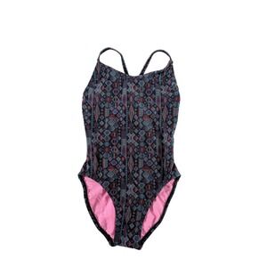Dolfin Uglies Women's Size 30 XS One Piece Swimsuit Geometric Diamond NWT